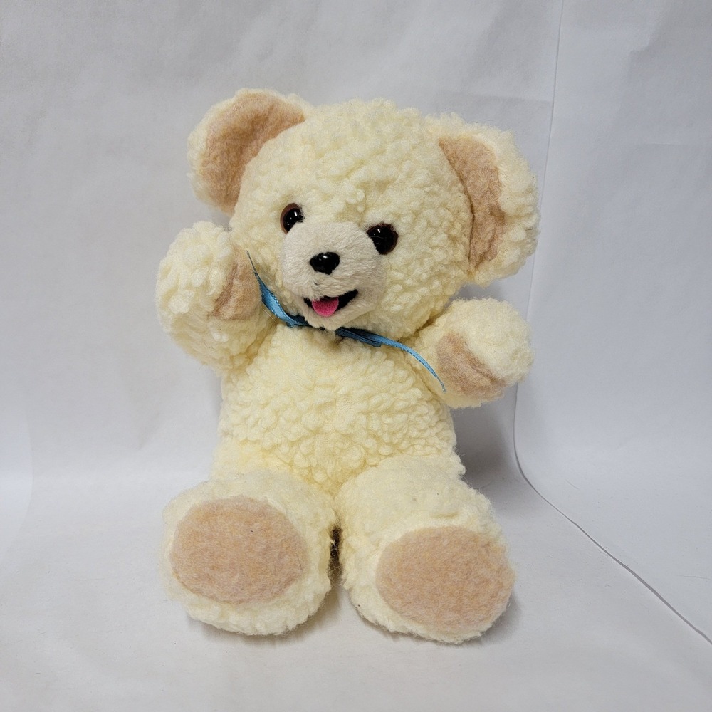 Vintage 1997 Snuggle Bear Plush Toy Lever‎ Brothers Company Vintage Collectible
